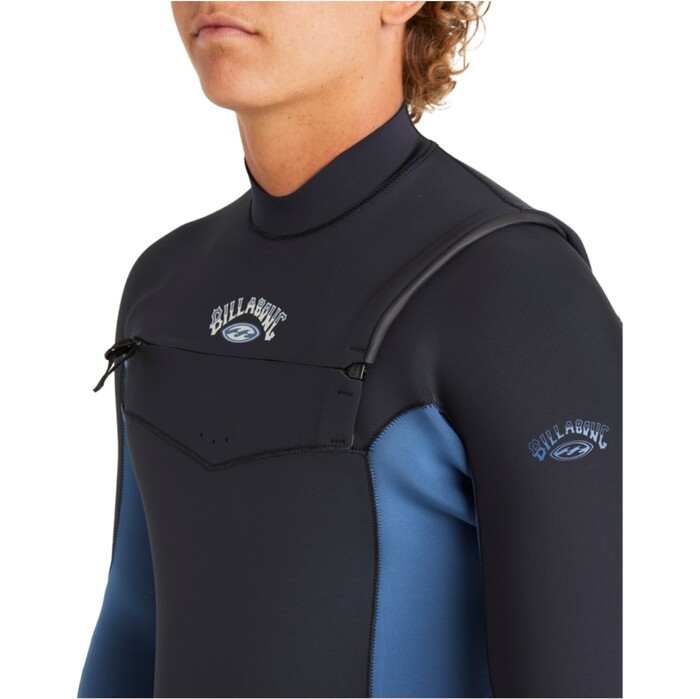 2024 Billabong Mens Absolute Natural 4/3mm Chest Zip Wetsuit ABYW100258 - Groundswell